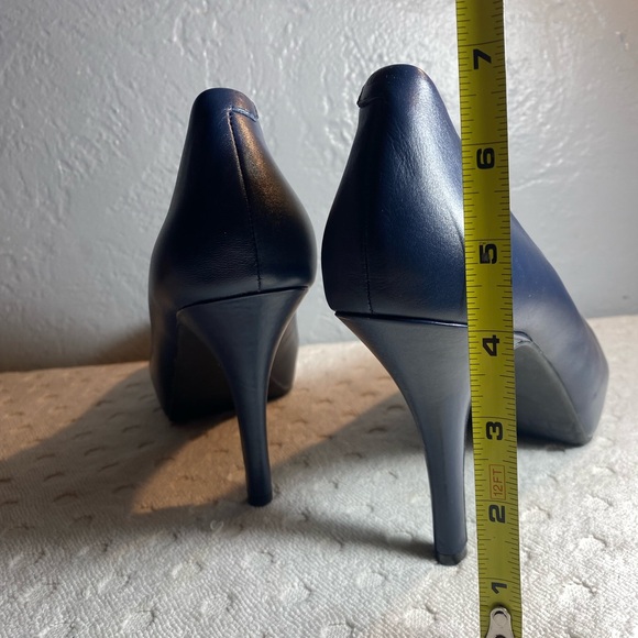 NWOT ROCKPORT adiPRENE by Adidas Women’s Blue Leather PeepToe Pumps - Picture 15 of 16